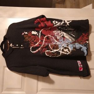 Very nice men's 2XL ROCA WEAR POLO SHIRT ART DECO